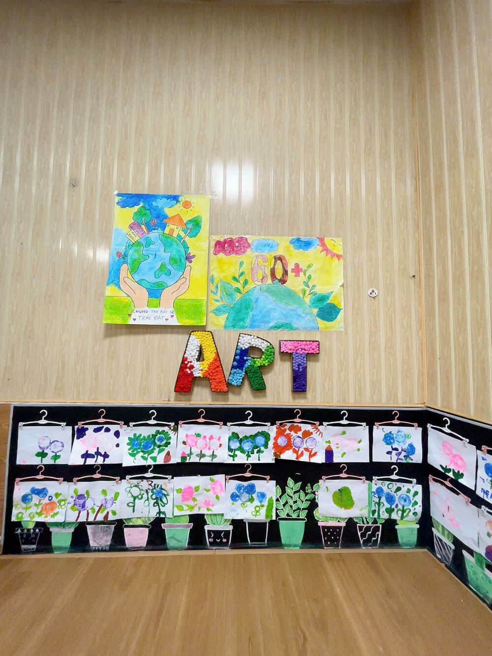 tranh từ bong bóng xà phòng - NT Ánh Dương